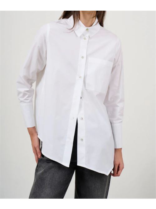 Camicia M/L asimmetrica over Alpha Studio ALPHA STUDIO | AD-8710L-9000